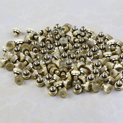 Liquid Filter Brass Mist Nozzle Tip for Low Pressure Watering Irrigation Sprayers