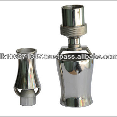 Ice Tower Waterfall Fountain Nozzle with Adjustable Metal Ornaments Demonstration