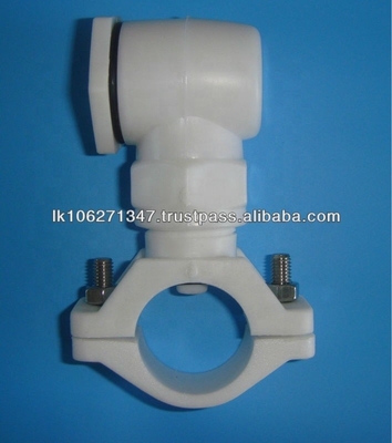 plastic adjustable ball clamp nozzle snap in clip eyelet nozzle or split eyelet connector  for vacuum tank spray