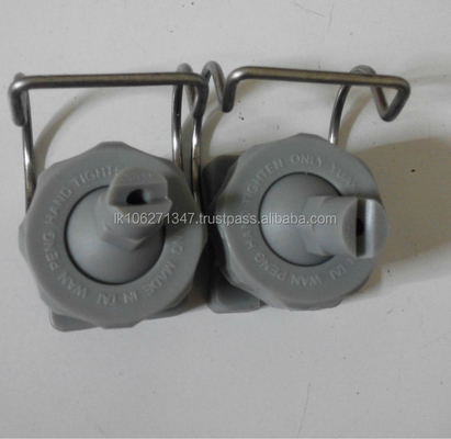 Grey Plastic Nozzle Adjustable Ball with Single Clip Eyelet in Machinery Repair Shops