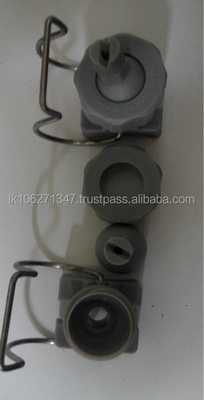 Grey Plastic Nozzle Adjustable Ball with Single Clip Eyelet in Machinery Repair Shops
