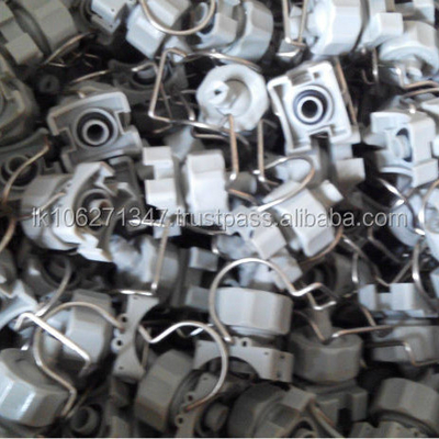 Grey Plastic Nozzle Adjustable Ball with Single Clip Eyelet in Machinery Repair Shops