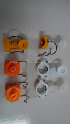 Grey Plastic Nozzle Adjustable Ball with Single Clip Eyelet in Machinery Repair Shops