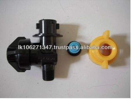 Tee jet full cone or wide angle plastic  spray nozzle with check valve for cow cooling