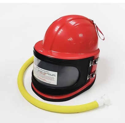 9KG Weight Oxygen Supply Type Helmet Sandblasting Protection Cloth with Nozzle