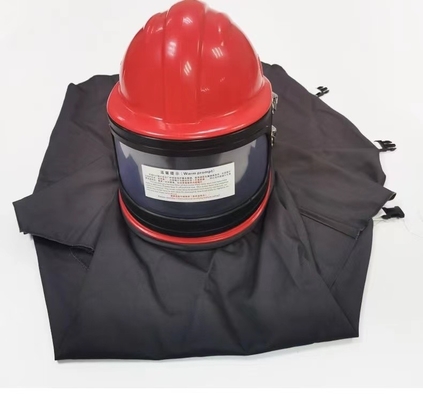9KG Weight Oxygen Supply Type Helmet Sandblasting Protection Cloth with Nozzle