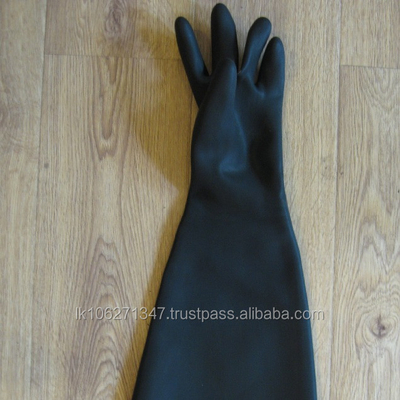 800*300 Size 820mm 650mm Plane Industrial Sandblasting Rubber Glove for Superior Grip
