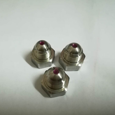 high pressure needle jet pin nozzle water jet cutting nozzle water curtain jet nozzle with ruby oriifc