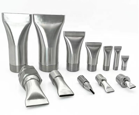Stainless Steel Flat Fan High Air Impact Air Jet Nozzle for Drying 0.04 KG Weight Design