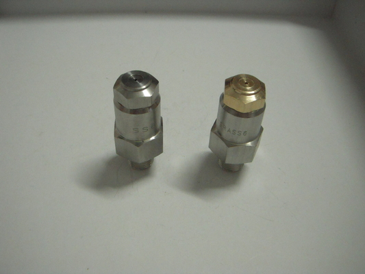 High Pressure Mist Nozzle LNN Brass Material for Fine Atomization in Water Treatment