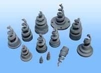 2&quot; SS Silicone Full Cone Spiral Jet Water Spray Nozzle 2&quot; Thread High Flow Large Flow