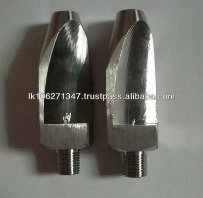 Stainless Steel High Impact Flat Jet Narrow Angle Spray Nozzle V Water Jet Fan Spray