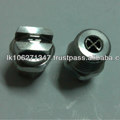 High Pressure Flat Fan Wash Nozzle for Industrial Cleaning MEG Manufacturing Plant