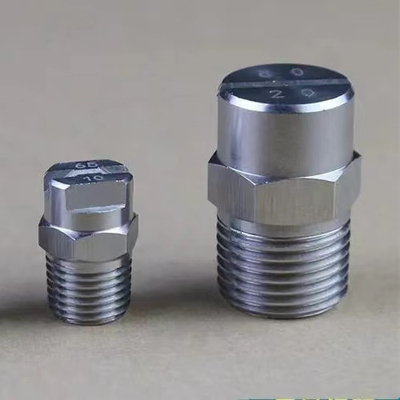 Stainless Steel Flat Fan Spray Nozzle for Industrial Water and Aerosol Production