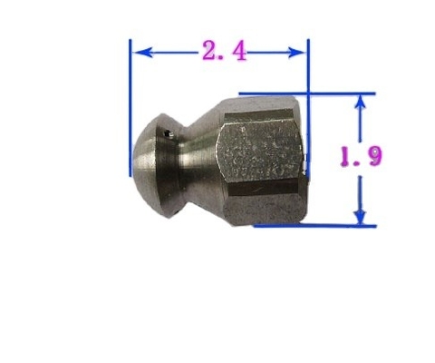 Automatic Cleaning Spray Nozzle for Sewer Jetting and Drain Cleaning 0.04 KG Weight