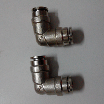 brass quick lock straight fitting elbow tee fitting for high pressure mist system outdoor water mist system