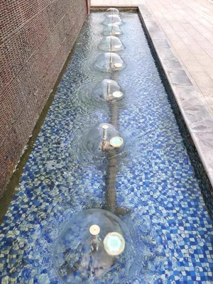Hemisphere shower fountain nozzle(mushroom fountain nozzle)led water fountain light with nozzle
