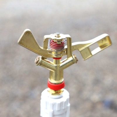 360 Degree Rotating Garden Sprinkler Head in Alloy for Consistent Water Distribution