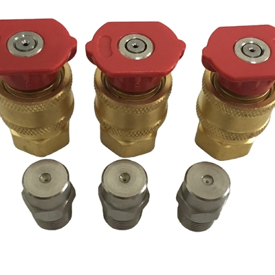 High Pressure Car Washing Nozzle with Quick Jet Fitting Brass Material