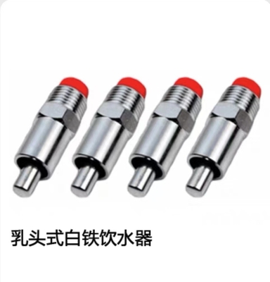 SS water feed spray nozzle for pig duckbill spray nozzle with plastic or ss head