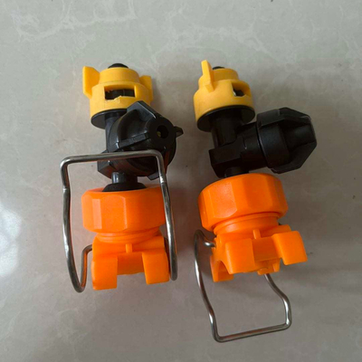 adjustable clamp plastic nozzle with  ss nozzle tip or quick connect nozzle