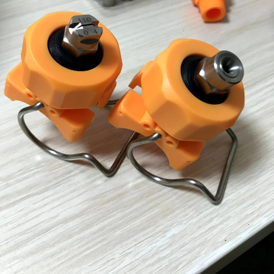adjustable clamp plastic nozzle with  ss nozzle tip or quick connect nozzle