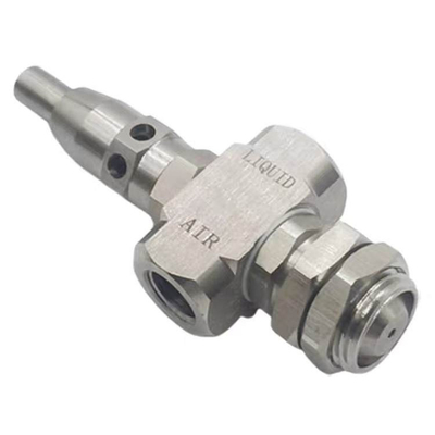 External Mix Ultrasonic Atomizing Nozzle with Cleaning Valve Weight KG 0.4 Guaranteed