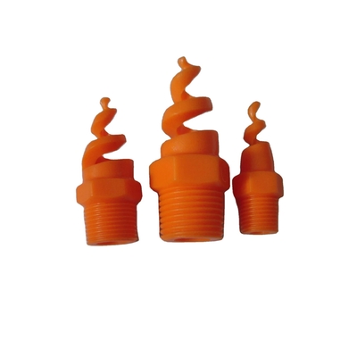 Plastic Full Cone Spiral Jet Spray Nozzle HSJ Thread Size 1/8 Ideal for Food Beverage
